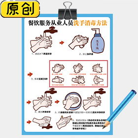 餐飲服務從業(yè)人員洗手消毒方法 (1)