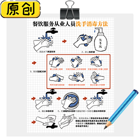 餐飲服務從業(yè)人員洗手消毒方法 (1)